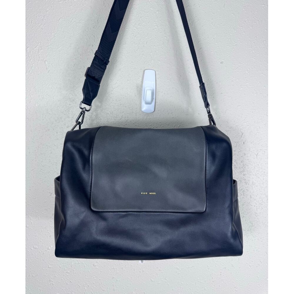 Pixie Mood Vegan Black Faux Leather Handbag